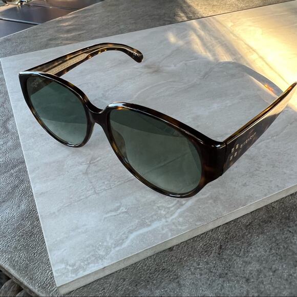 Givenchy Women's Tortoise Shell Sunglasses Gold Brown Black GV 7122 57mm $365 - Picture 2 of 12